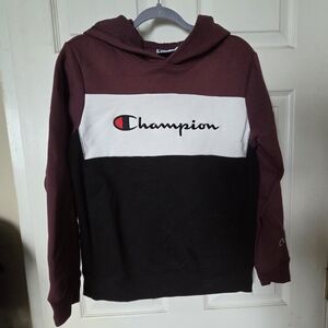 Champion Maroon and Black Hoodie